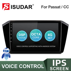 Android Autoradio with canbus for VW/Volkswagen/Passat B8 2015- Stereo AHD rear camera - ISUDAR Official Store