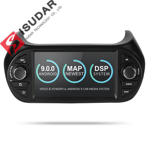 ISUDAR 1 Din Auto radio Quad core Android 9 For FIAT/Fiorino/Qubo/Citroen/Nemo/Peugeot/Bipper - ISUDAR Official Store