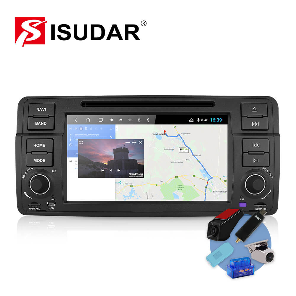 ISUDAR H53 1 Din Android Car Radio For Alfa Romeo Mito 2008