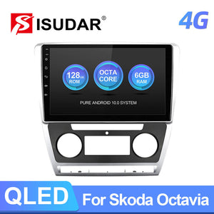 ISUDAR T72 4G SIM Card Android 10 Car Radio For Skoda Octavia A5 2009 2010 2012 2013 - ISUDAR Official Store