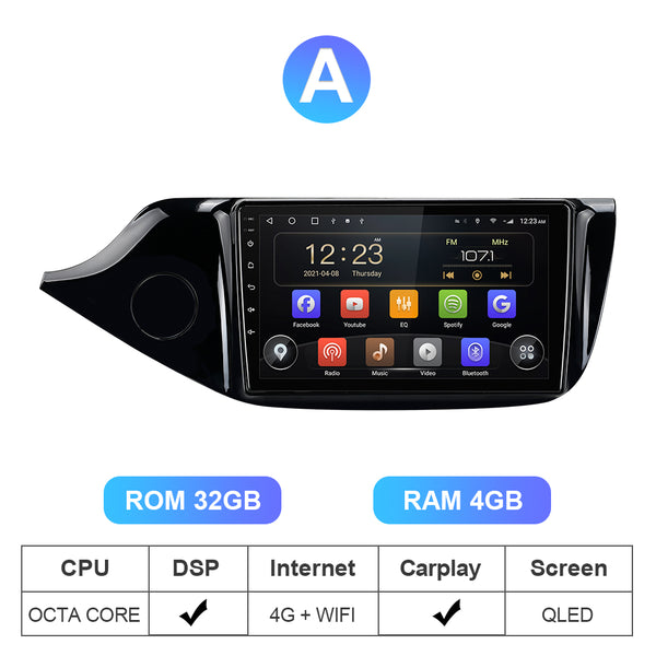 Android 12 System for KIA CEED JD Cee'd 2012  