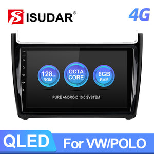 T72 Android Auto radio wireless carplay RDS For VW/Volkswagen/POLO Sedan 2009-2017 - ISUDAR Official Store