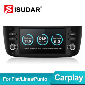 ISUDAR 1 Din Android 10 Car Radio 7 Retractable Screen Multimedia