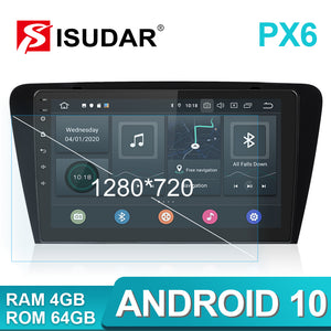 Isudar 1 Din 10.1 inch Android 10 Radio For VW/Skoda/Octavia 2014- - ISUDAR Official Store