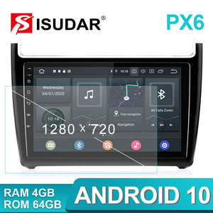 Isudar Voice control 1 Din Android 10 Car Radio For VW/Volkswagen/POLO Sedan 2009-2017 - ISUDAR Official Store